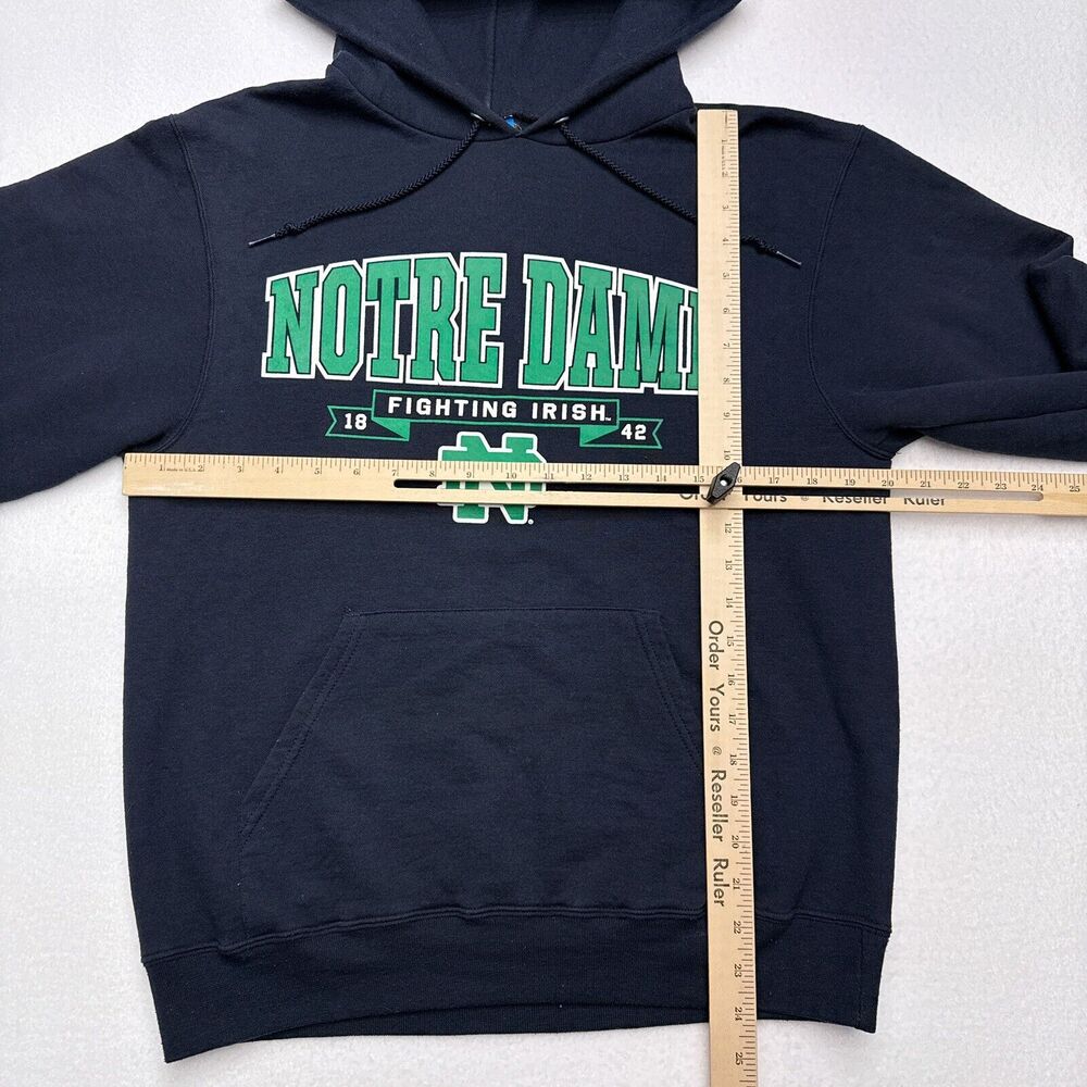 Notre Dame Fighting Irish Sweatshirt Size Small Champion Eco Fleece Hoodie NCAA - Picture 7 of 9